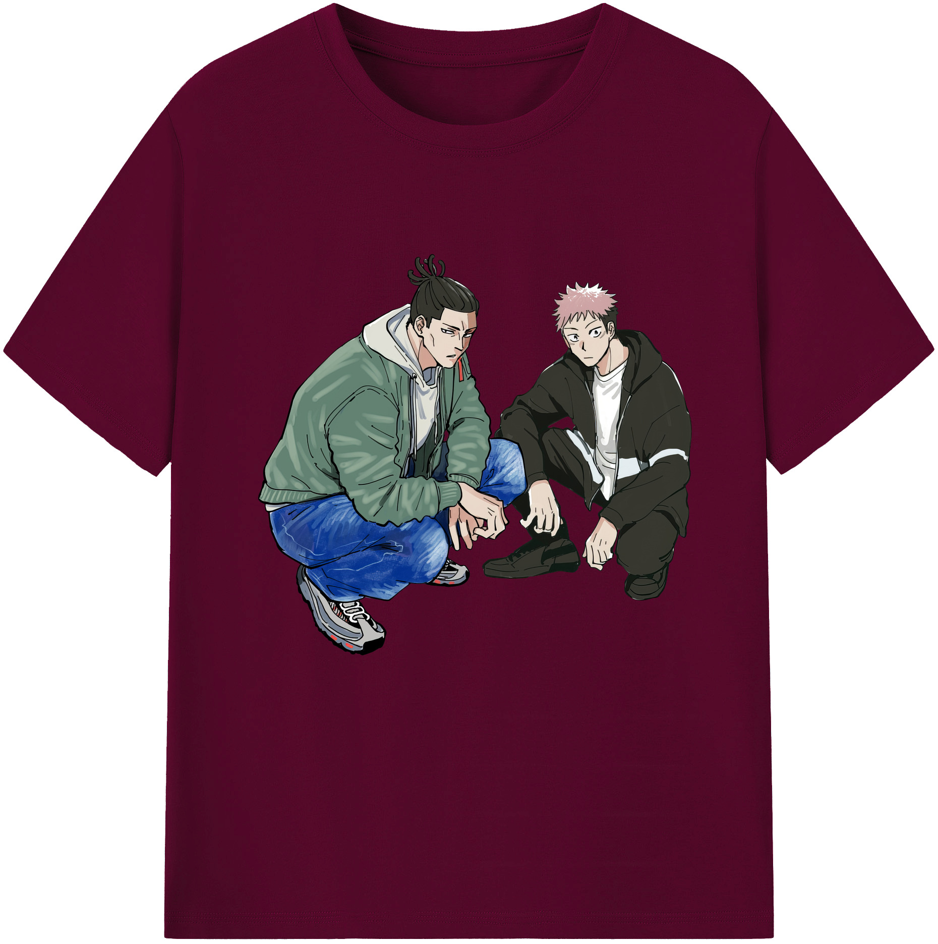 （画像用） 呪術廻戦 Jujutsu Kaisen レディースカジュアルプリントTシャツ（綿100％）